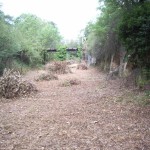 Le fossé après chantiers